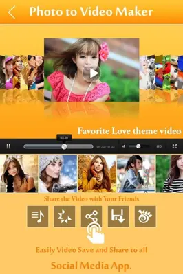 Photo Video Maker with Music android App screenshot 4